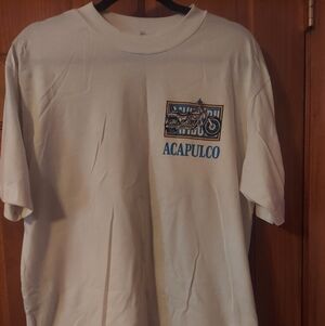 Mens Size Large Acapulco Bike Week Harley T-Shirt